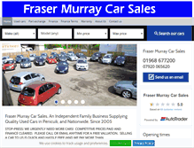 Tablet Screenshot of frasermurraycarsales.co.uk